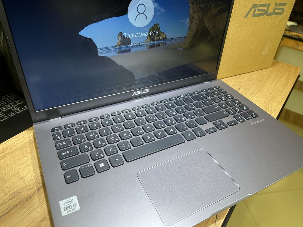 Ноутбук Asus X509J/Core i3-1005G1/4GB/SSD256GB/HDD1TB, 8365/А10