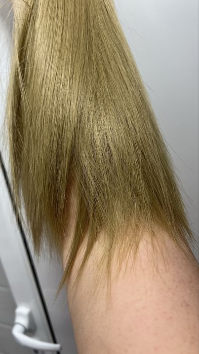 Естествен Косъм екстеншъни - медено русо 60см