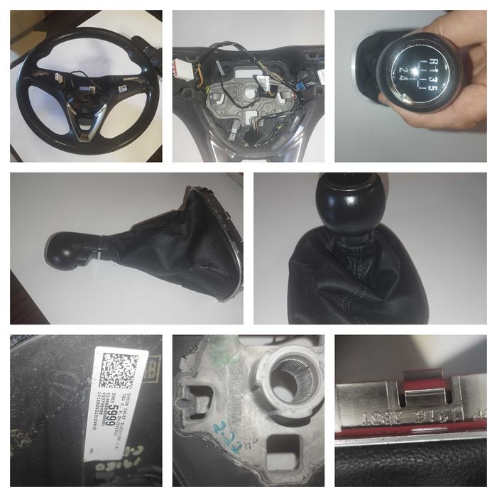 OPEL Corsa E 2015г части еърбег от седалки предни и кори от врати