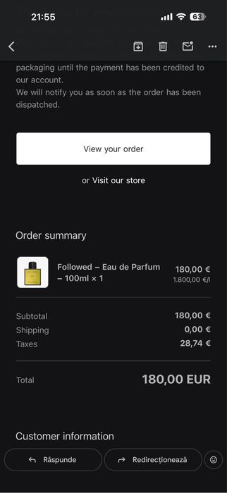 Parfum Followed By Kerosene