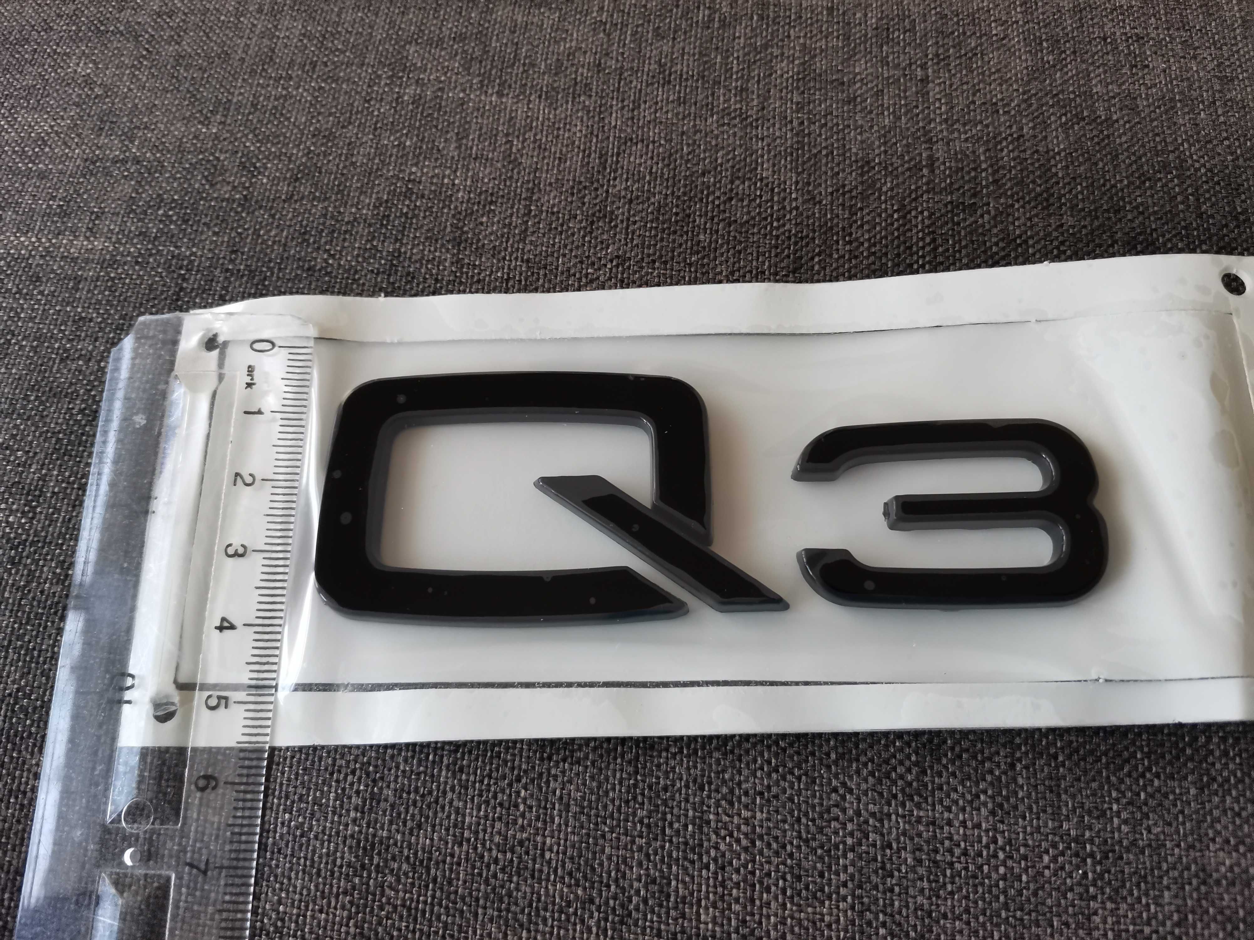 Черни емблеми за Ауди/Audi Series Q (Q3, Q5,Q7)