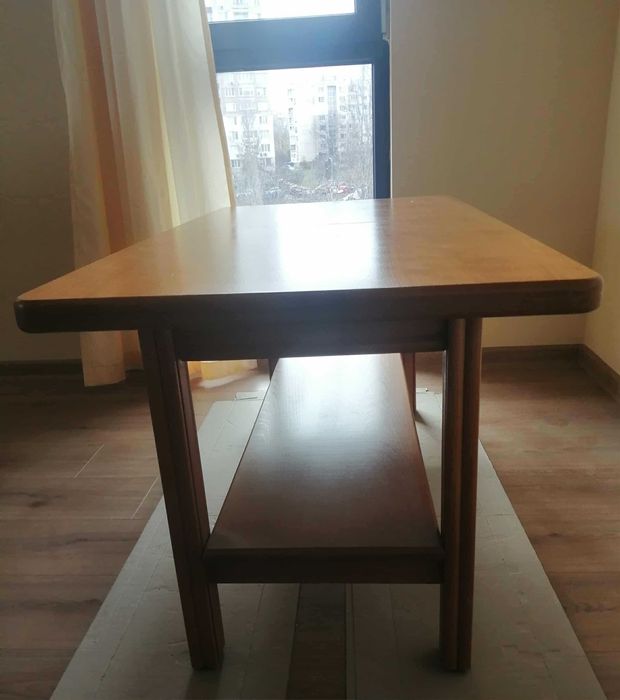 Разстегателна маса дължина 120+30/ ширина 60/ височина 57 см, масив