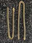 Lant Cuban 14k
45 cm /43 g 
55 cm / 53 g / noi 350 pe gram pre