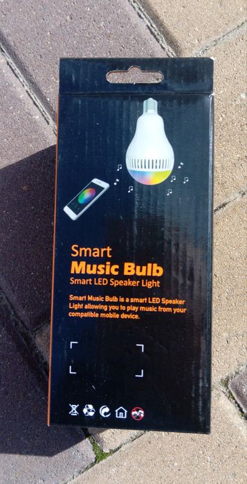 Bec inteligent LED  cu boxa bluetooth