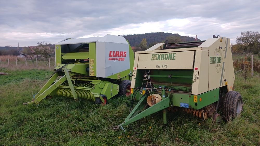 Presa rotunda claas rollant 250 krone 125