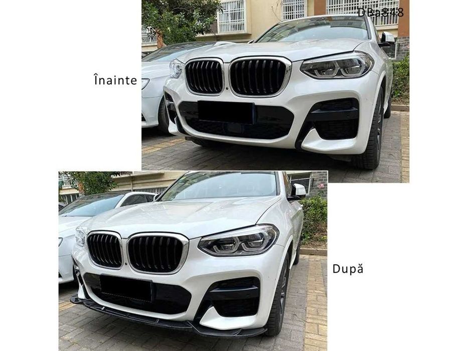 Spoiler de buze Tuning pentru bara față BMW X3 G01 -X4 G02 M Pre-Face