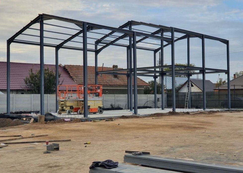 Hale confectii metalice structura metalica la doar 55€ mp.