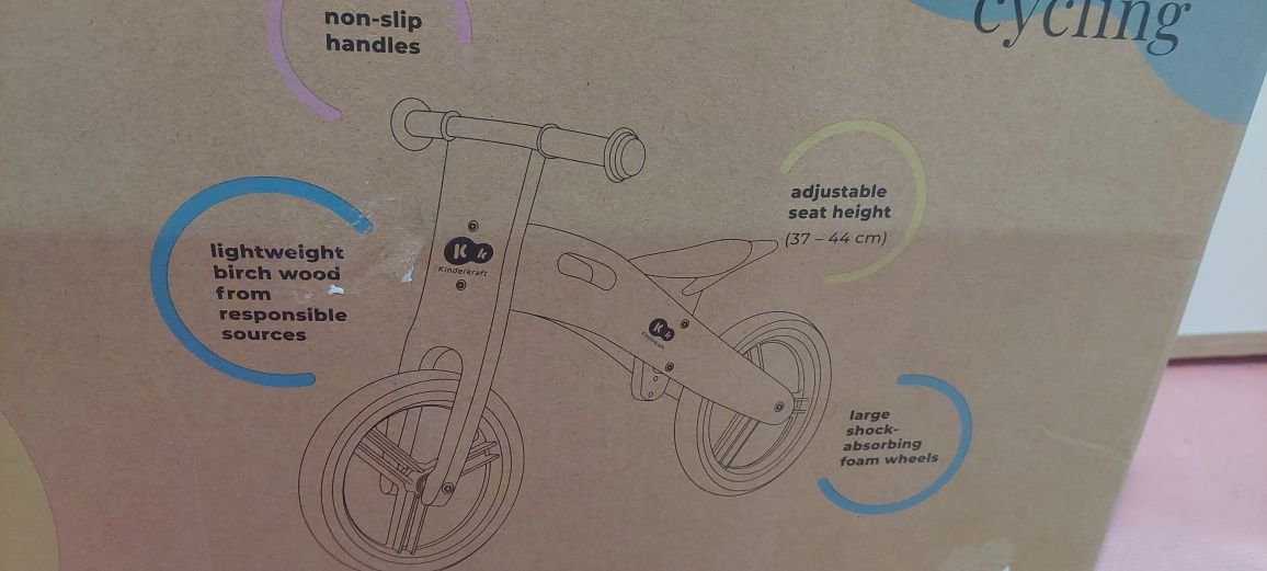 Bicicleta fără pedale, noua, din lem