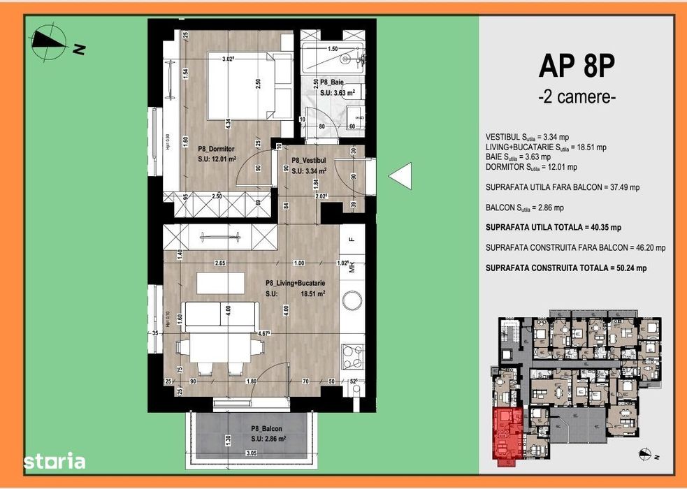Apartament 2 camere | strada Tibles | Bloc cu lift | 100 fata de DN 1
