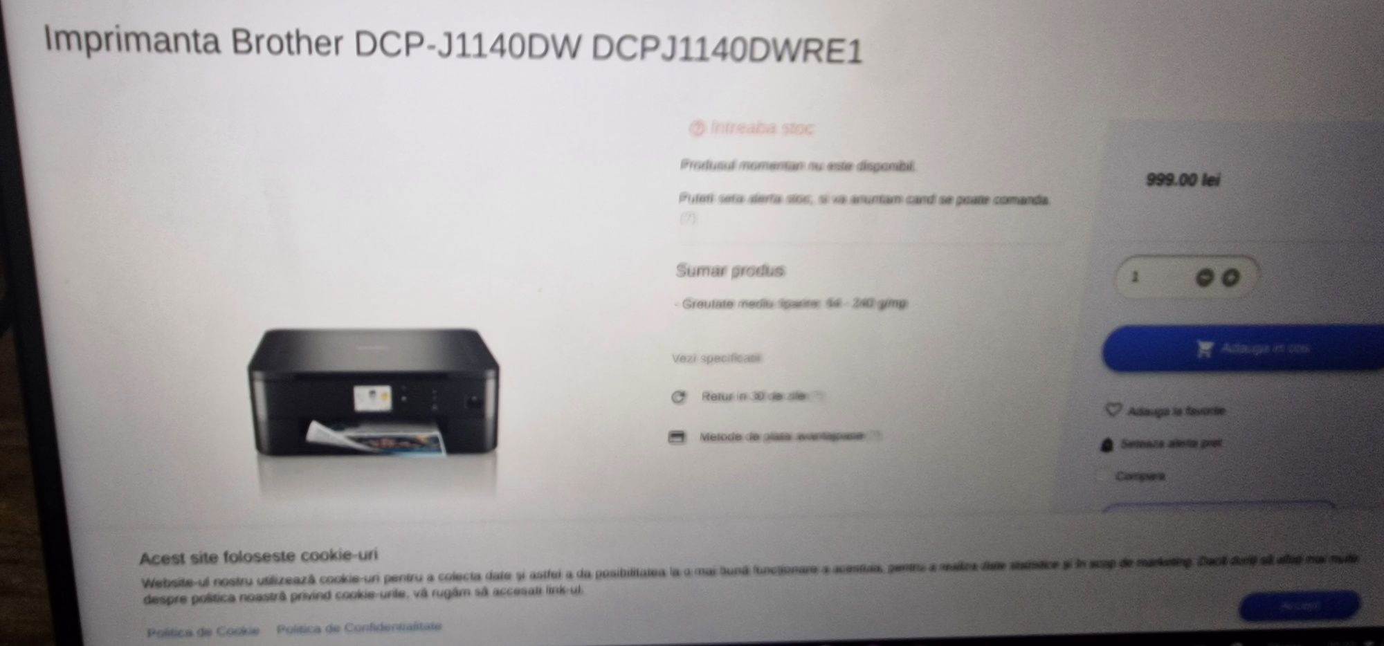 Imprimantă Brother DCP-J1140DW