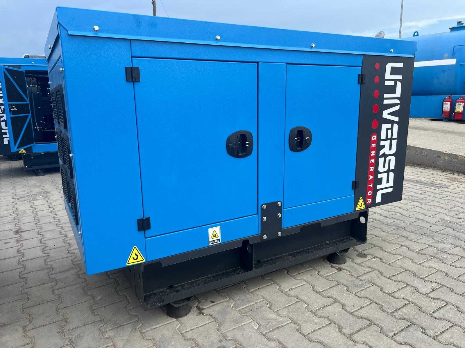 Генератор UNIVERSAL 25 KVA Дизел – Нов 2025, Трифазен +Видео