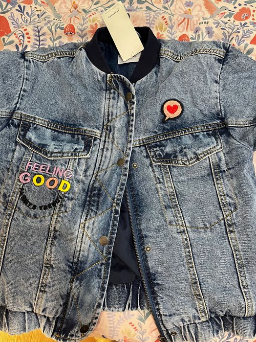 Синьо дънково яке