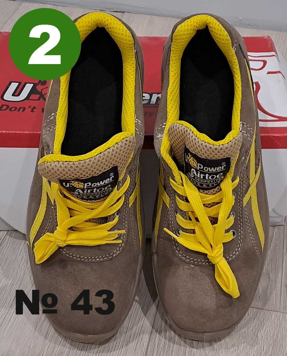 Защитни работни предпазни обувки, Safety shoes - 2 чифта 42/43