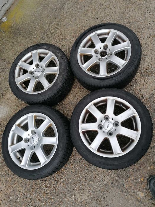 4x Jante Aliaj R15 4prezoane + Anvelope Iarna 195 50 R15
