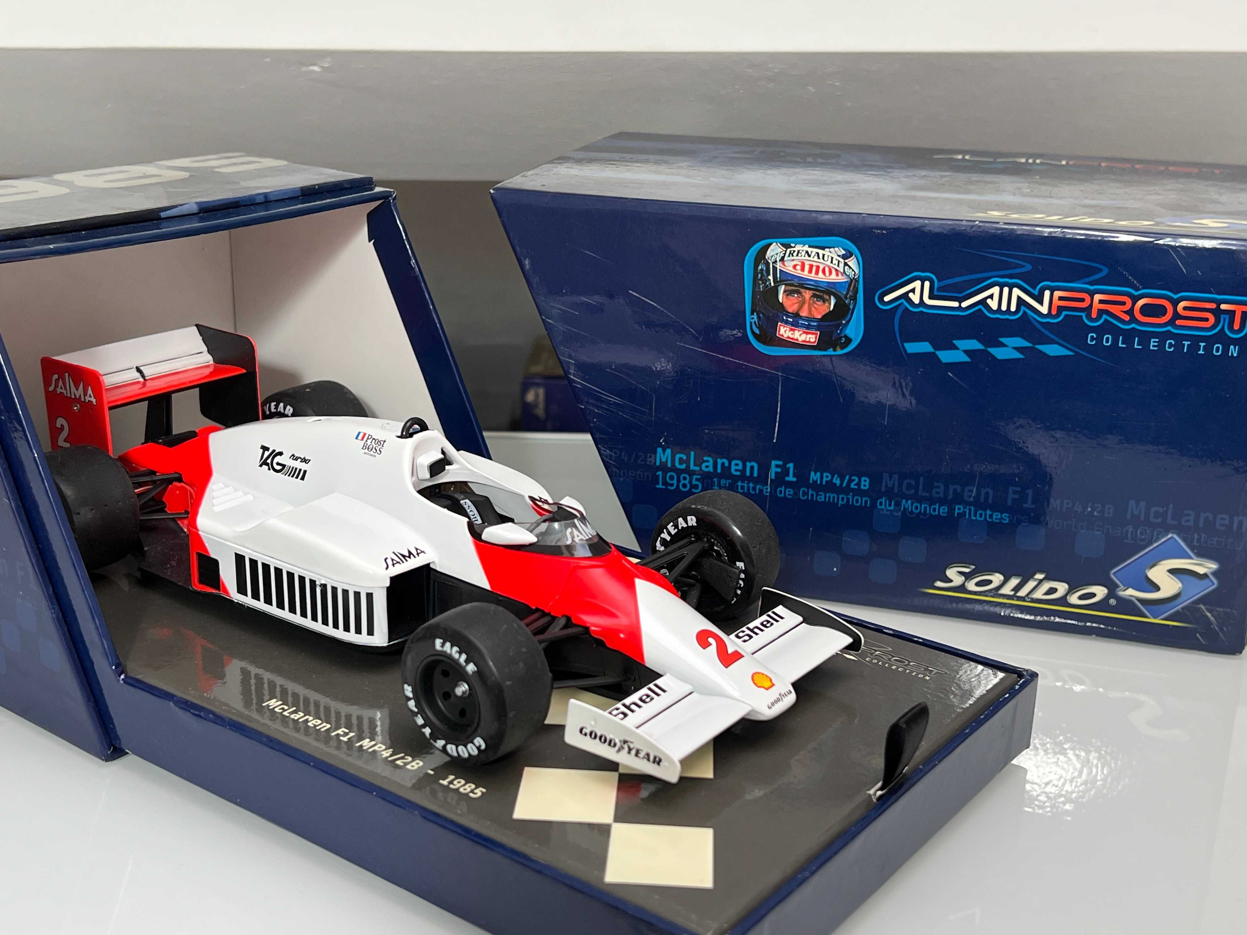 Macheta Auto 1/18 Solido Mclaren F1 MP4/2B 1985 Formula 1 Champion