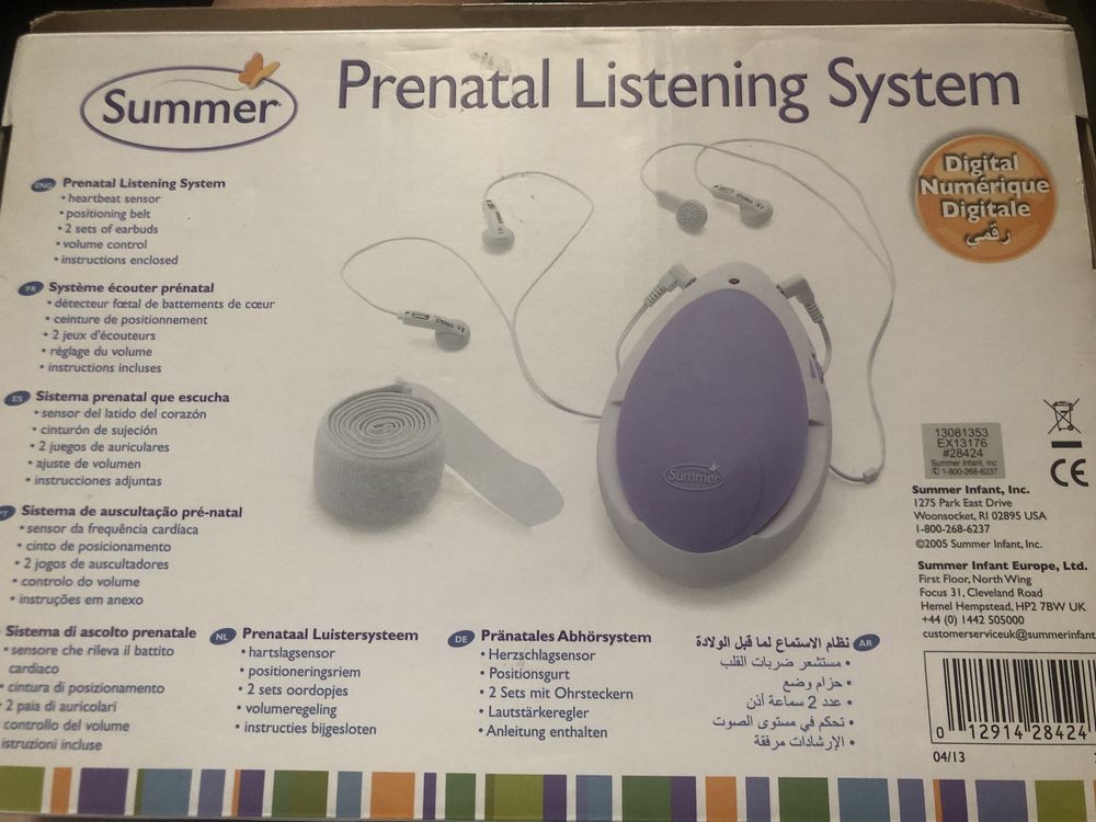 Sistem ascultare sunete din burtica Summer Infant