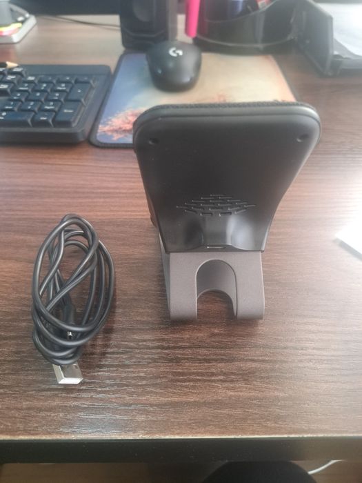 Беспроводная зарядная станция, настольная подставка для iPhone и Andro