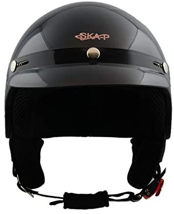 SKA-P Smarty ,Casca Moto Open Face ,Neagra,Marime L 57-58 cm