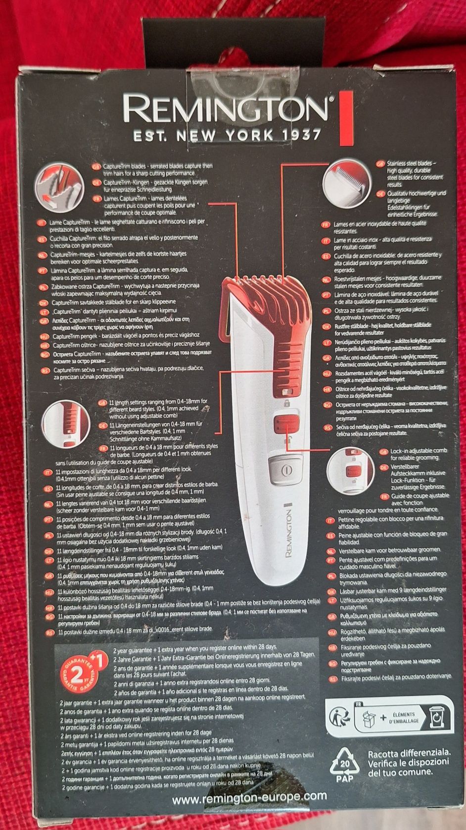 Тример Remington за коса, брада и нос