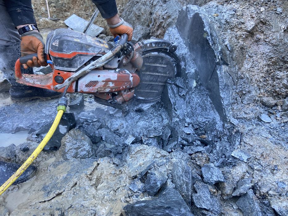 Рязане на бетон, тухла,  асфалт, армиран бетон. Рязане с фугорез.