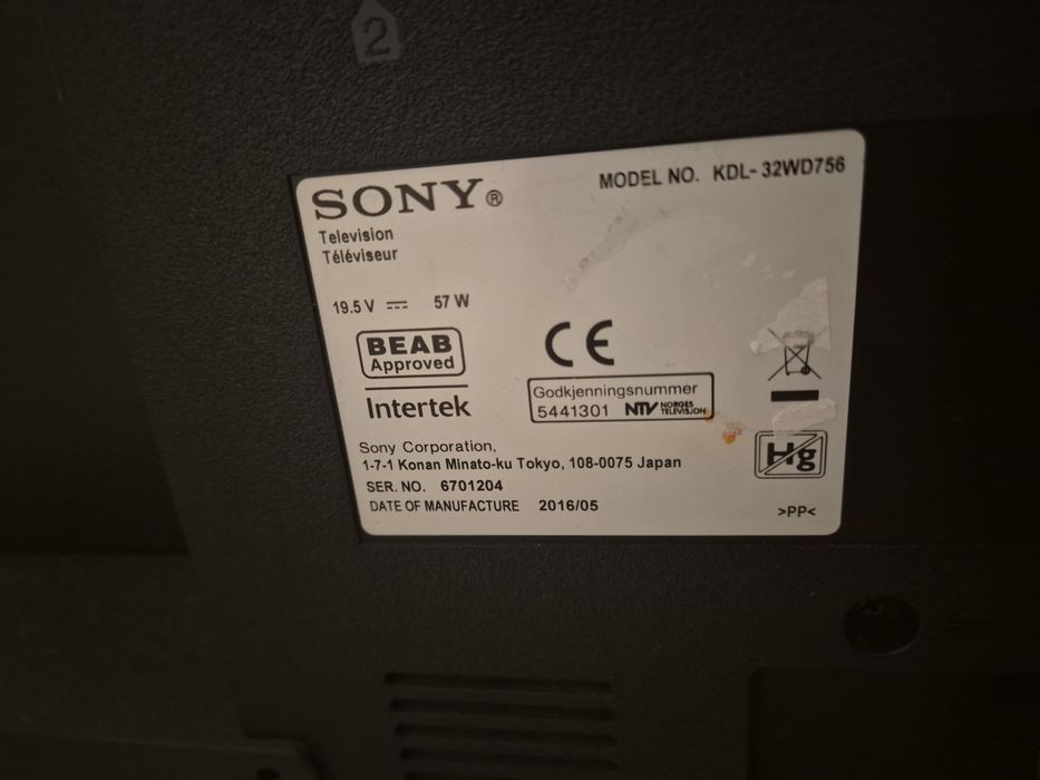 Sony Smart KDL 32WD756 impecabil - 81 cm diagonala