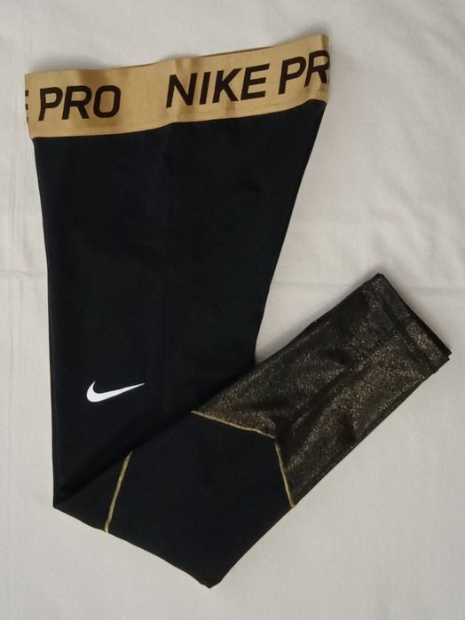 Nike PRO Hyperwarm Tights оригинален клин ръст 137-146см Найк спорт
