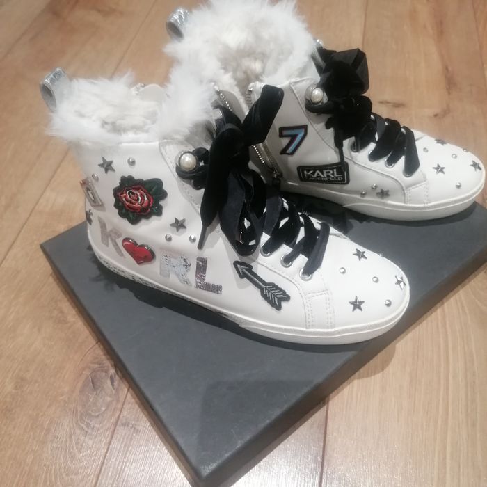 Sneakers Karl Lagerfeld imblaniti nr 38 piele naturala