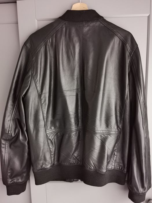 Geaca piele Zara bărbați mărimea L calitate înaltă