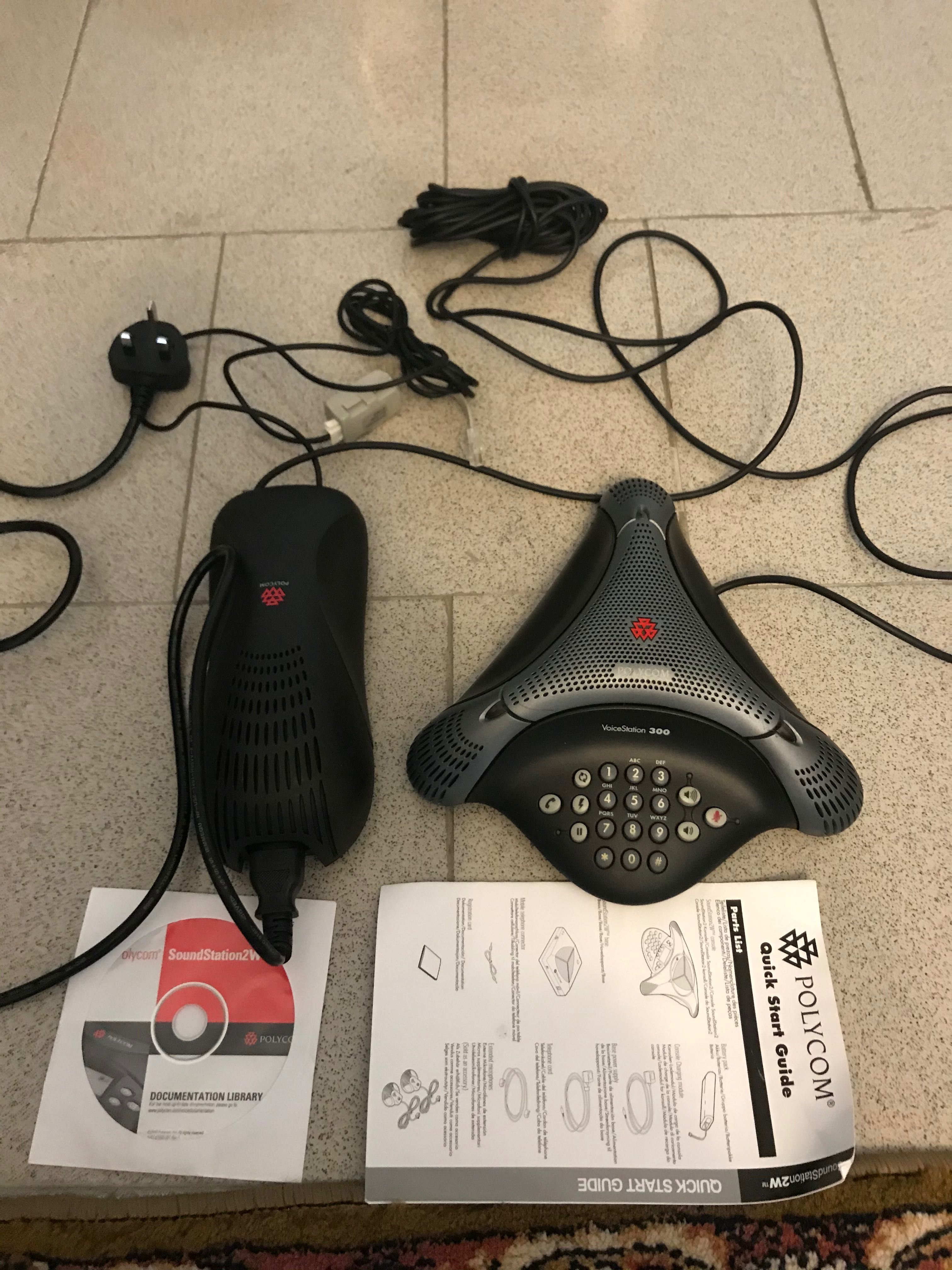 Аудио Конфереции-Polycom voice Station 300