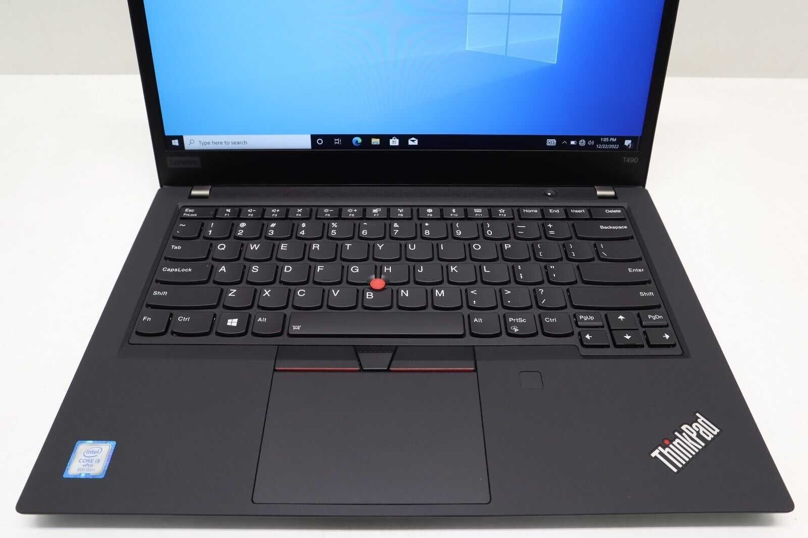 Лаптоп Lenovo T490 I5-8365U 8GB 256GB SSD ТЪЧСКРИЙН WINDOWS 10/ 11