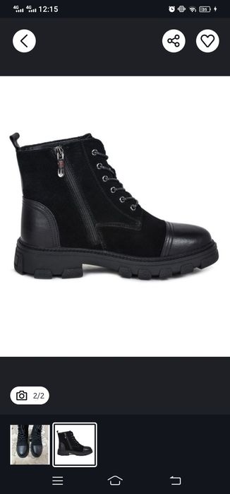 Продам новые зимние ботинки