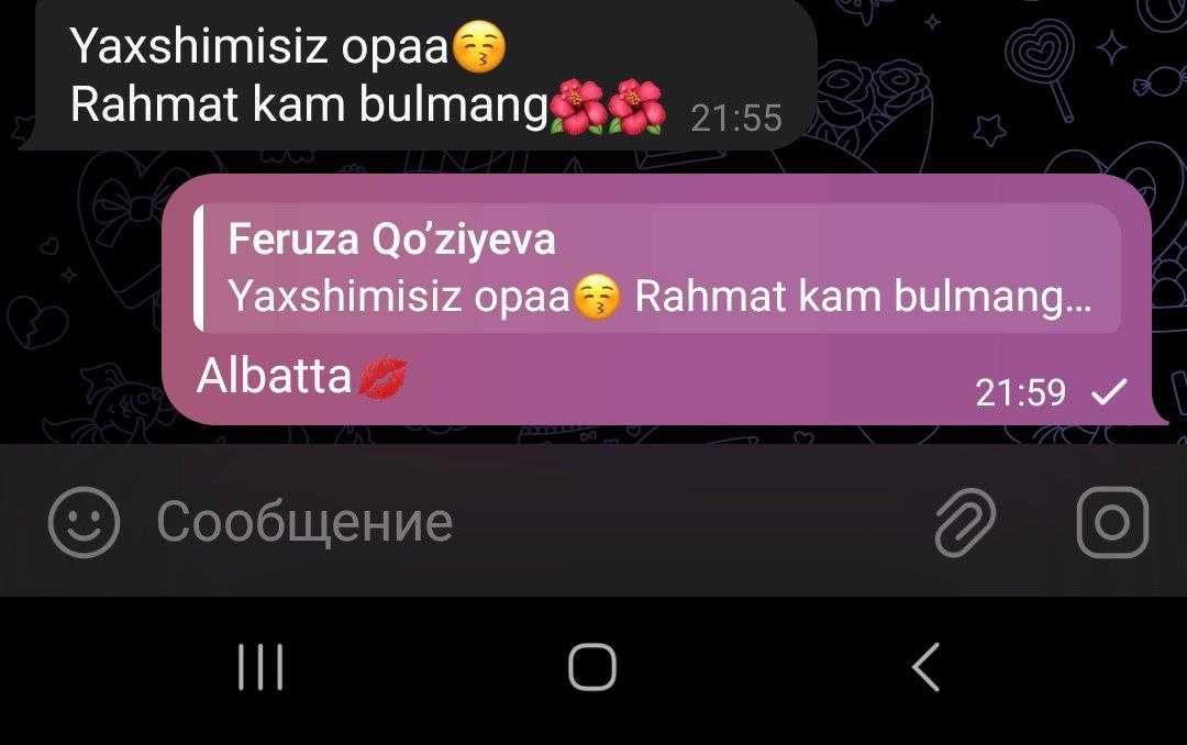 Shaxsiy psixologik xizmat bor! O`zingizni anglang.