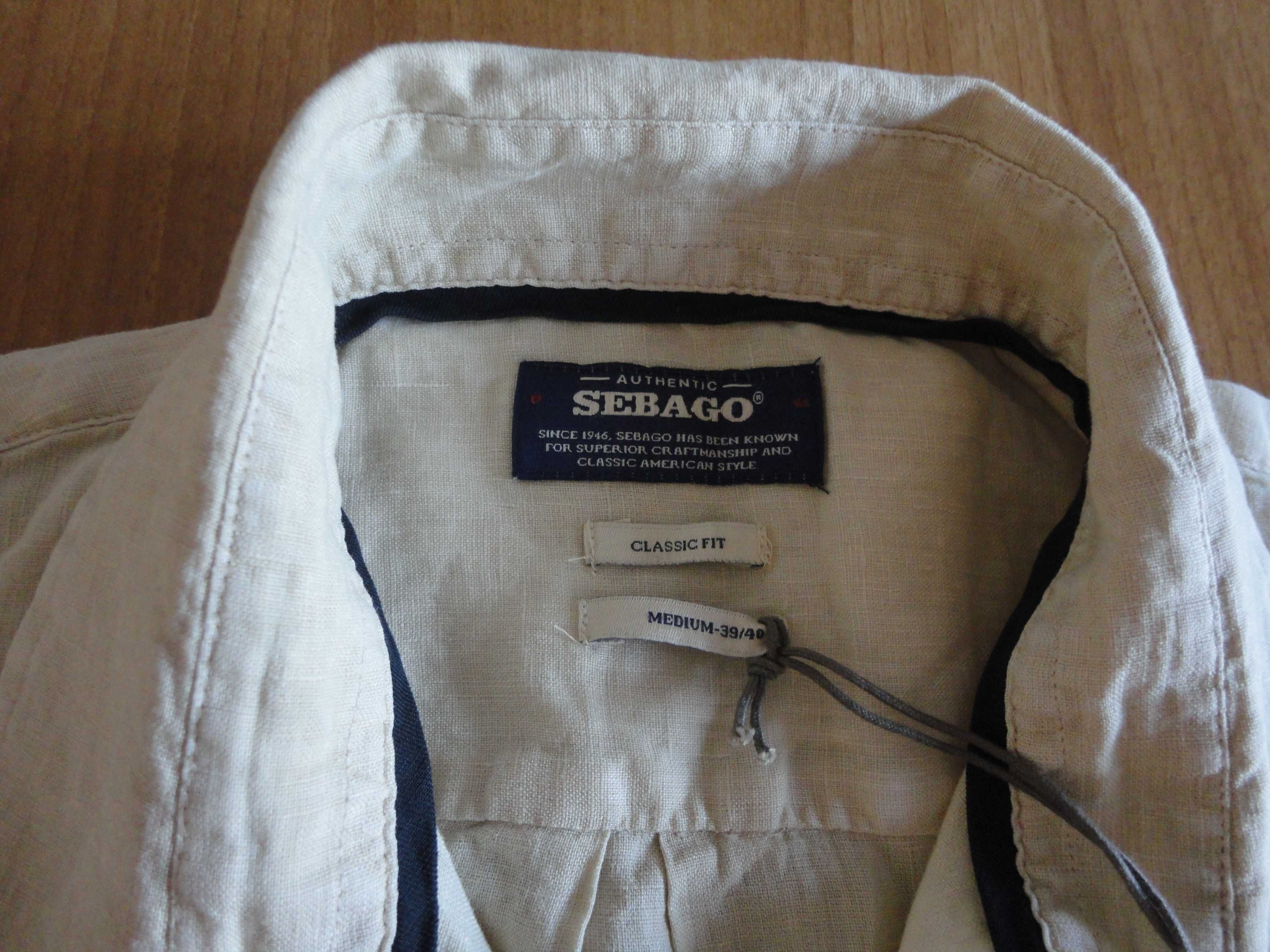 Sebago/M/100% лен/нова риза