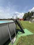 Scara metalica pentru piscina inaltime 1.32 mt