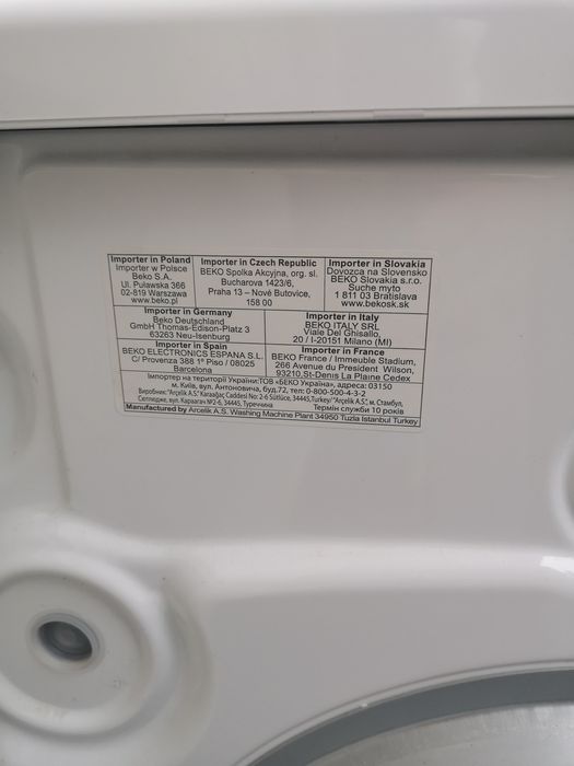 piese sau  masina de spalat  rufe beko an 2020 inverter