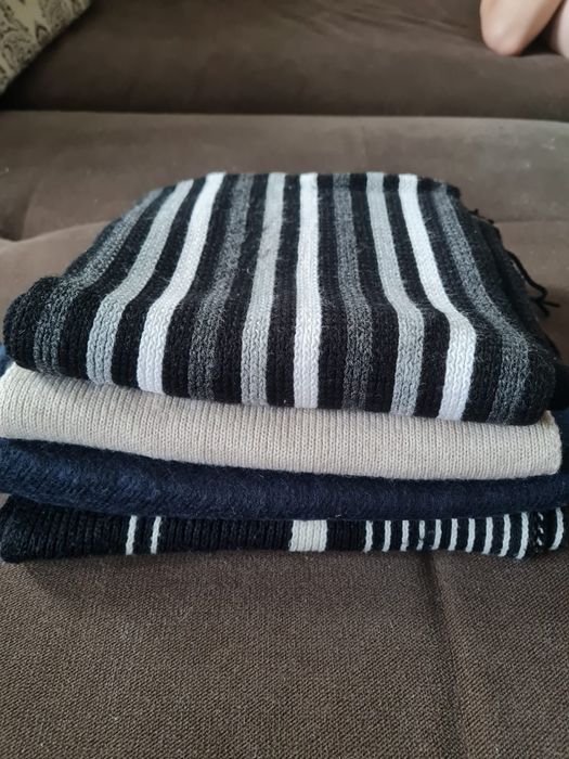 Шерстяные мужские шарфы