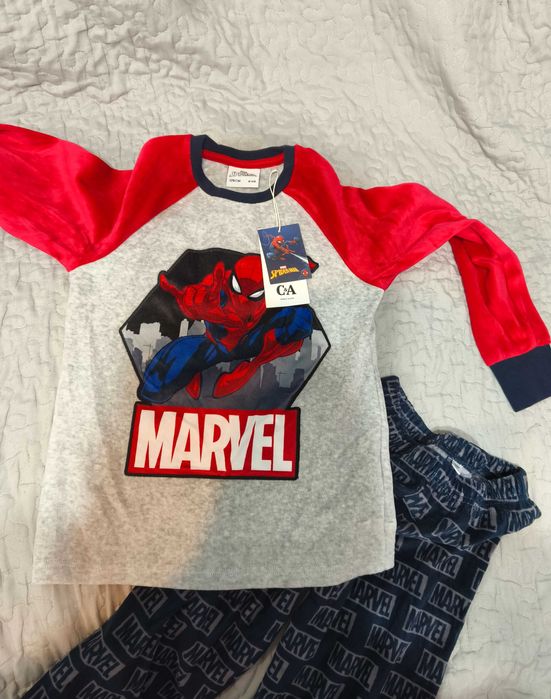 Pijamale cocolino Spiderman, 128