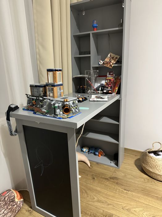 Birou copii gri identice / birouri copii