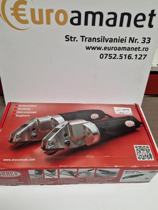 Foarfeca pentru metal Draco 3514-7R Nou -T-