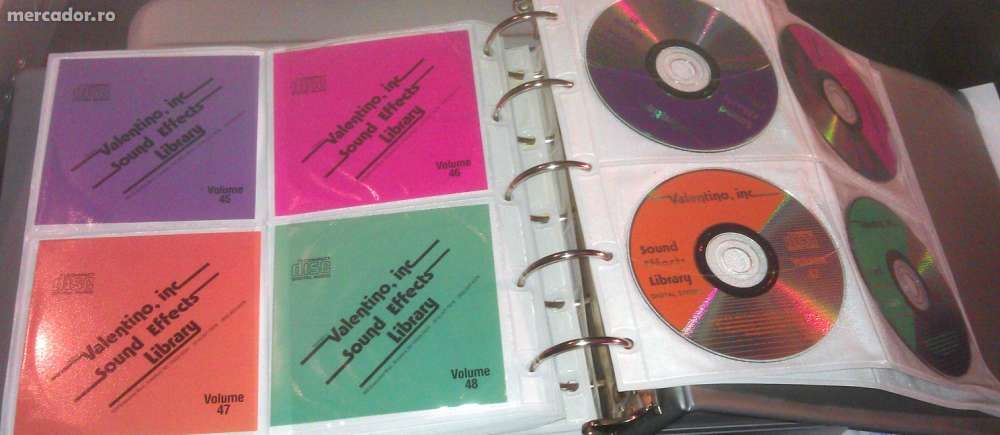Colectie profesionala efecte sunet Valentino Production 50CD