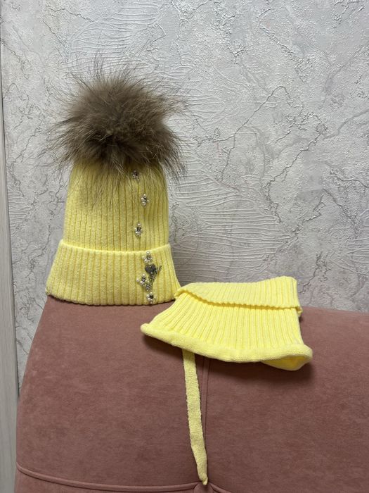 Шапка снуд новый комплект