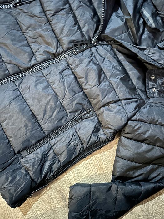 Черно яке с естествен пух