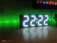Дигитален LED часовник Аларма Температура Настолен