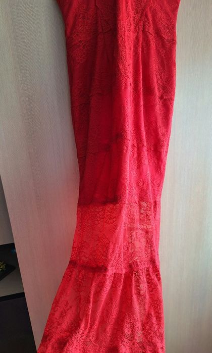 Rochie dantela rosie