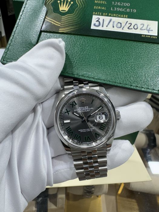 Rolex Datejust Wimbeldon 36mm