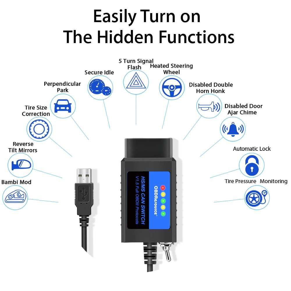 Diagnoza Ford ELM327 chip Modificat Forscan Elmconfig Focccus