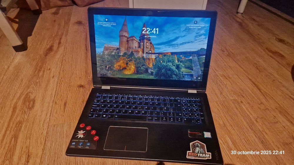 Laptop touchscreen Lenovo Yoga 15", i3 7100, 8GB DDR4