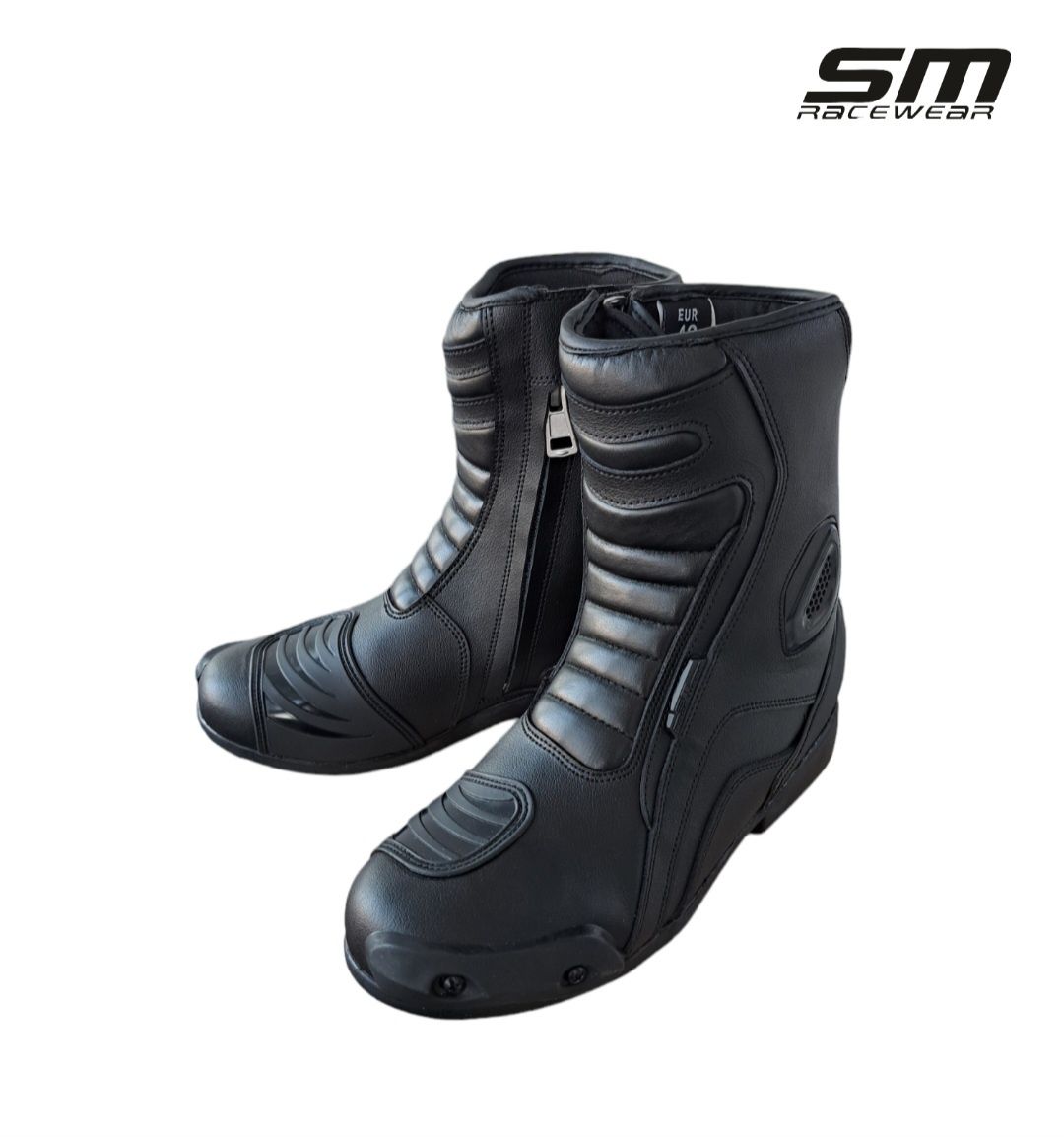 Cizme moto piele naturala SM Short marimea 40, 41, 42, 43, 44, 45 Noi!