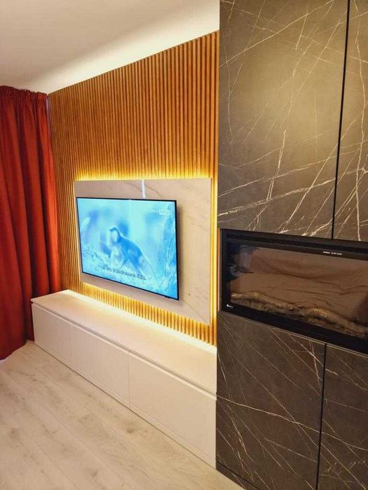 RIFLAJE | REDUCERE | Panouri riflate decorative - culoare lemn STEJAR