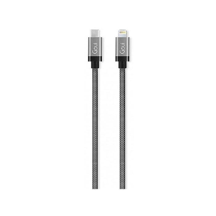 Cablu Date si Incarcare USB-C - Lightning Goui Metallic  18W  1m  Gri